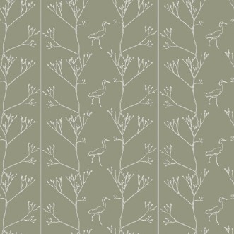 Ritratt ta’ Twigs and Heron in Olive - 1033801-02